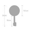CHAFT rétroviseur universel réversible CLASSIC HANDLE pour moto homologué - IN401