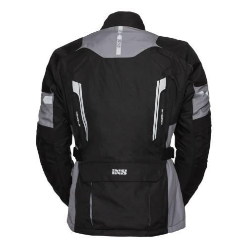 IXS motorcycle TOUR ST all seasons TOURING man textile waterproof jacket black-grey PROMO