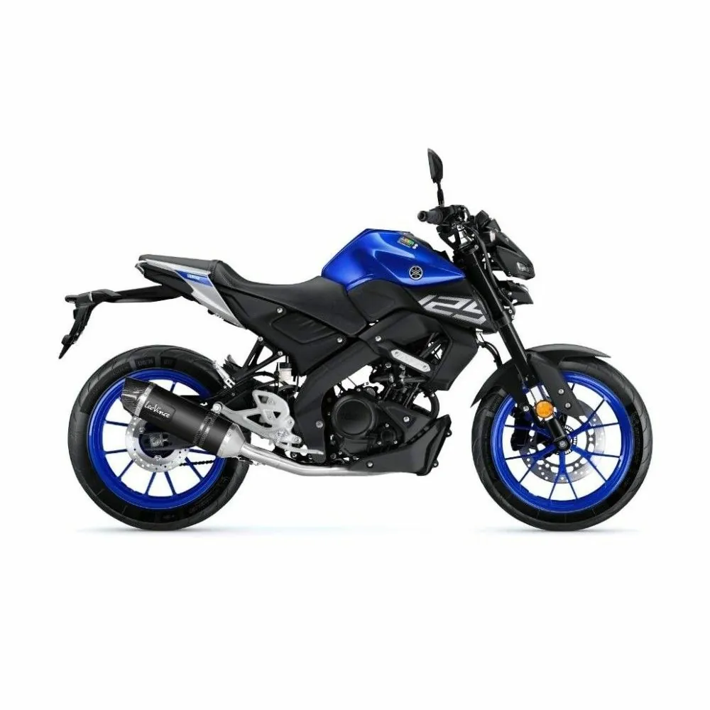 DESTOCK LEOVINCE Yamaha YZF R 125 / MT 125 / 2019 2020 ligne complète LV ONE EvoII pot d'échappement BLACK hom EURO 4 14340EBK