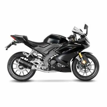 DESTOCK LEOVINCE Yamaha YZF R 125 / MT 125 / 2019 2020 ligne complète LV ONE EvoII pot d'échappement BLACK hom EURO 4 14340EBK