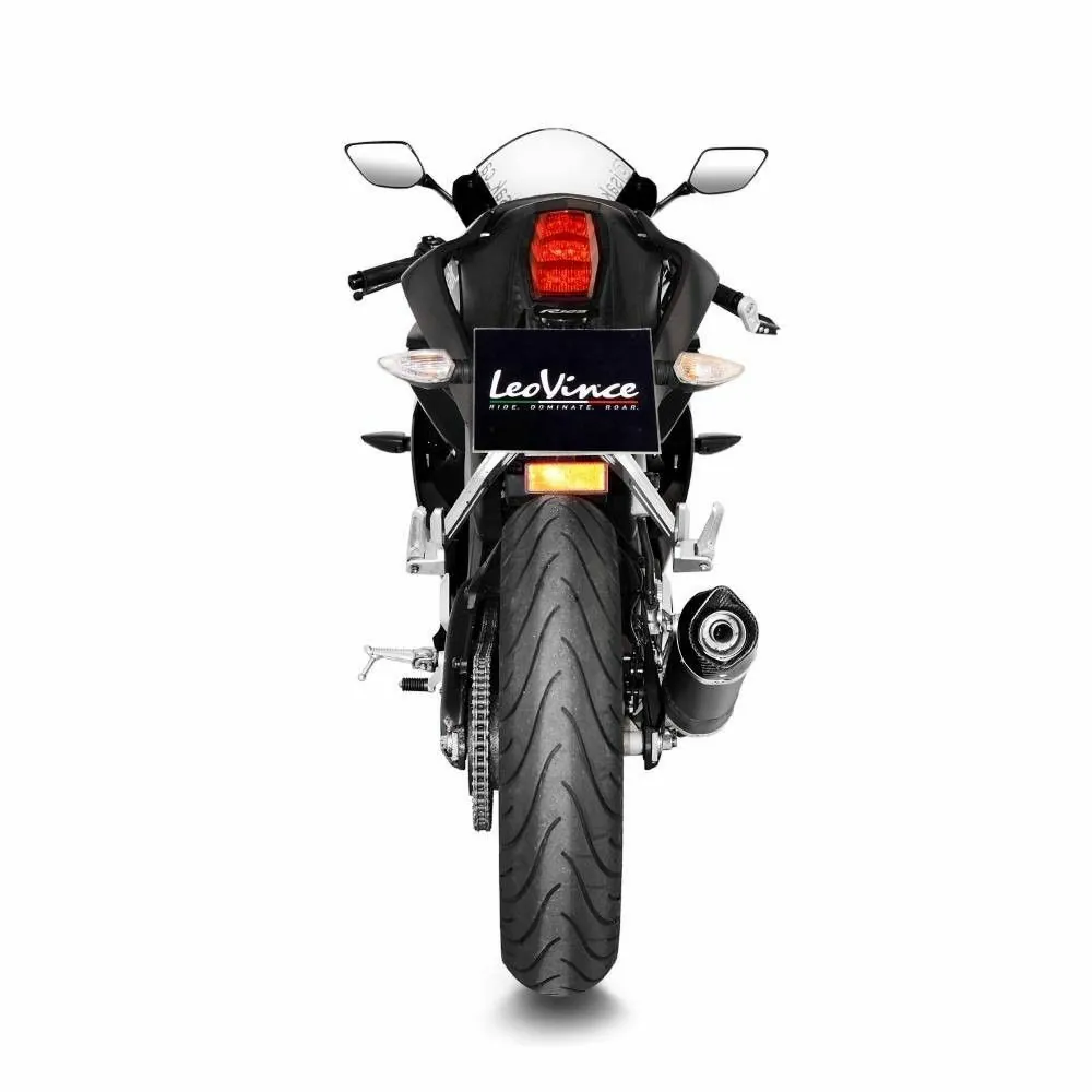 DESTOCK LEOVINCE Yamaha YZF R 125 / MT 125 / 2019 2020 ligne complète LV ONE EvoII pot d'échappement BLACK hom EURO 4 14340EBK
