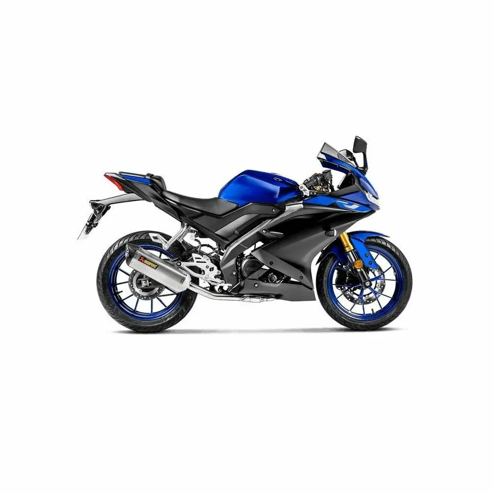 AKRAPOVIC Yamaha YZF R 125 2019 2020 ligne complète RACING en TITANE pot d'échappement 1810-2660