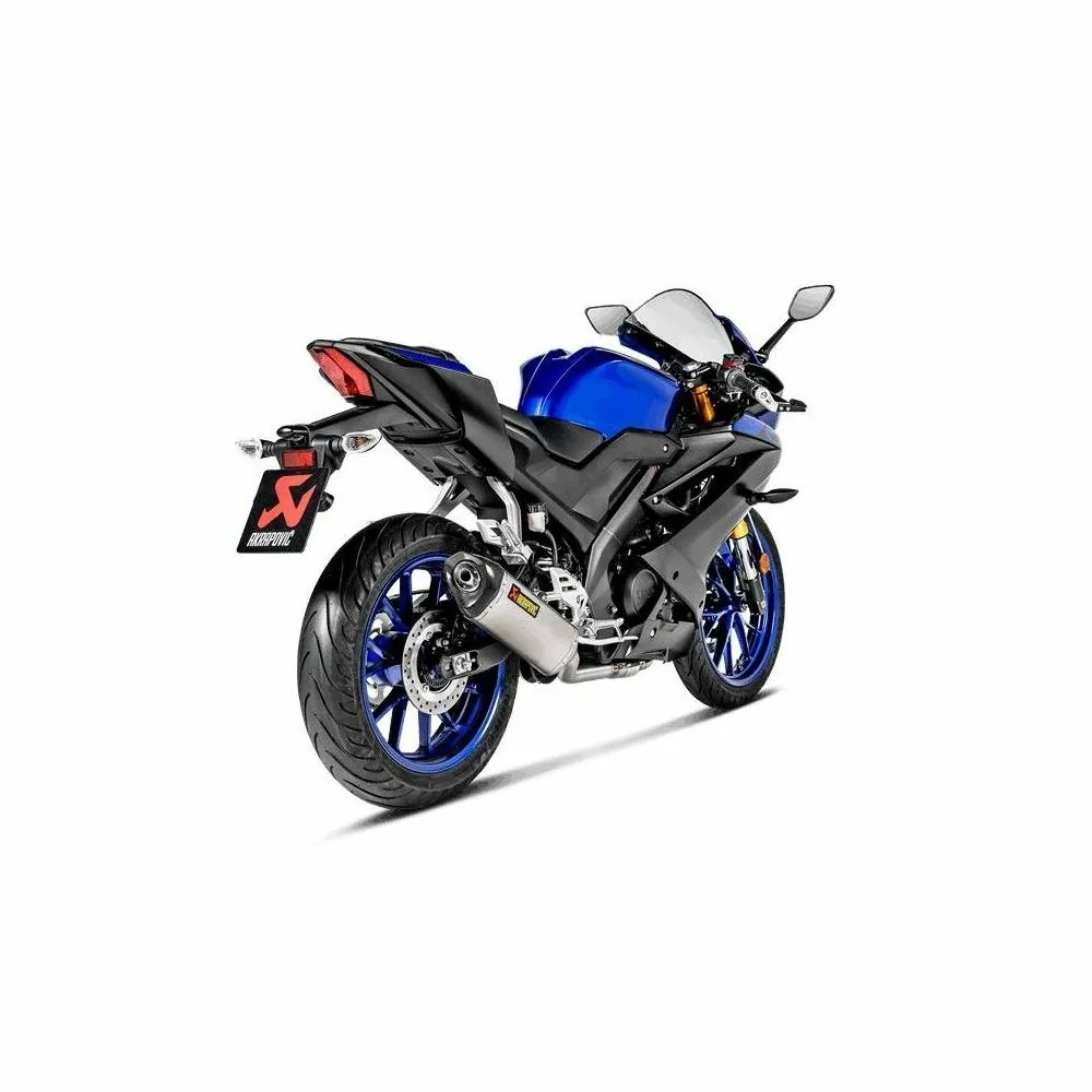 AKRAPOVIC Yamaha YZF R 125 2019 2020 ligne complète RACING en TITANE pot d'échappement 1810-2660