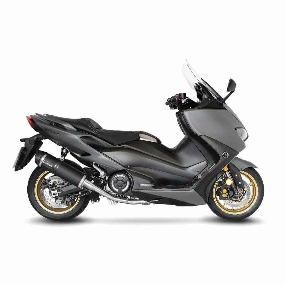 LEOVINCE Yamaha T Max 530 / TMAX 560 / 2020 2021 ligne complète LV ONE EvoII pot d'échappement BLACK NON HOM 14342EB