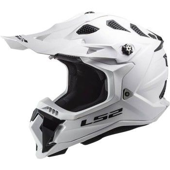 LS2 casque cross enduro quad SUBVERTER EVO SOLID MX700 blanc brillant