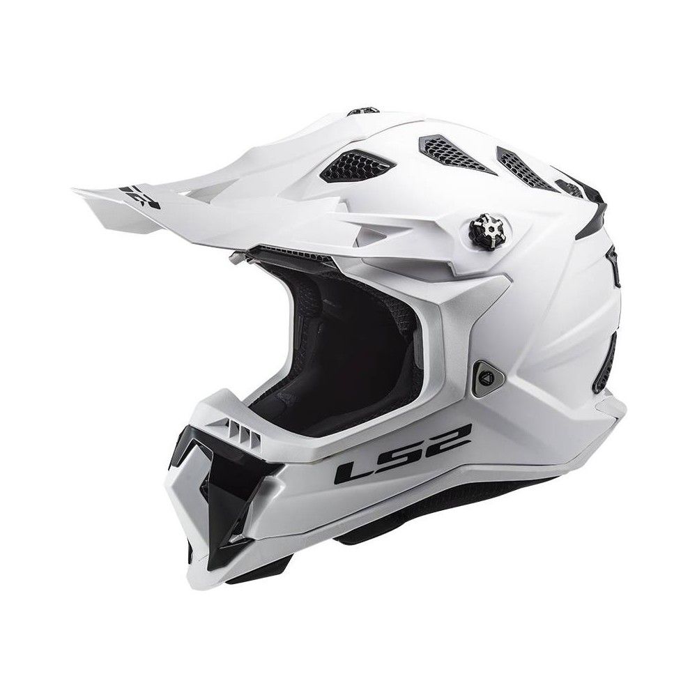 LS2 casque cross enduro quad SUBVERTER EVO SOLID MX700 blanc brillant