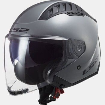 LS2 OF600 COPTER SOLID jet helmet motorcycle scooter gloss nardo grey