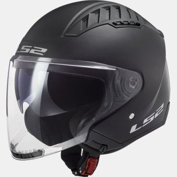 LS2 casque jet moto scooter OF600 COPTER SOLID noir mat