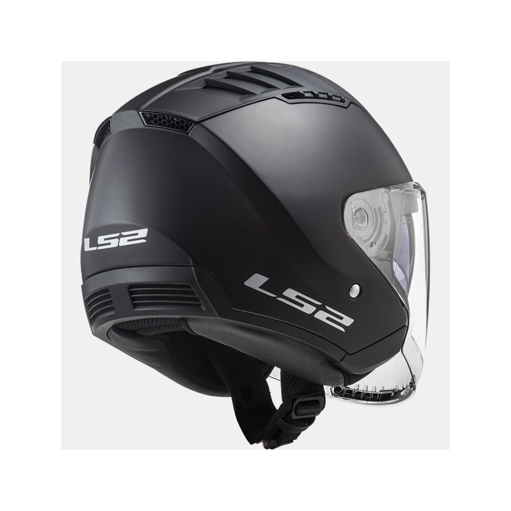 LS2 OF600 COPTER SOLID jet helmet motorcycle scooter matt black