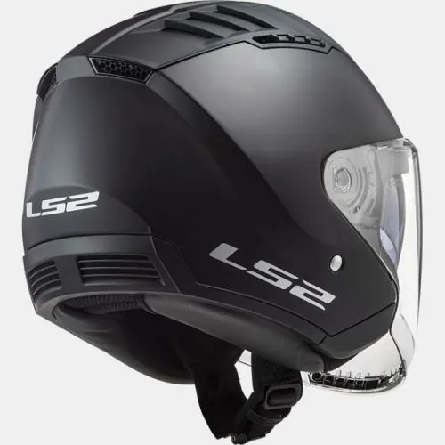 LS2 casque jet moto scooter OF600 COPTER SOLID noir mat