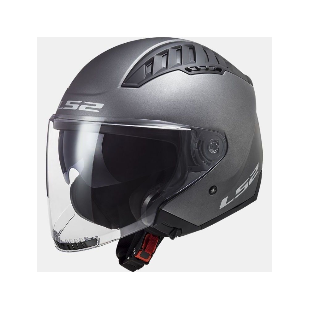 LS2 OF600 COPTER SOLID jet helmet motorcycle scooter matt titanium