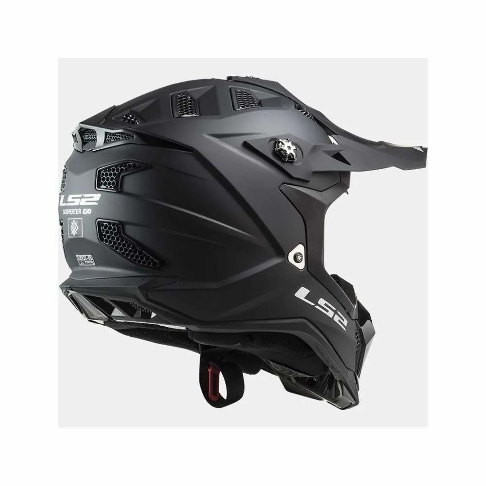 LS2 casque cross enduro quad SUBVERTER EVO MX700 SOLID noir mat