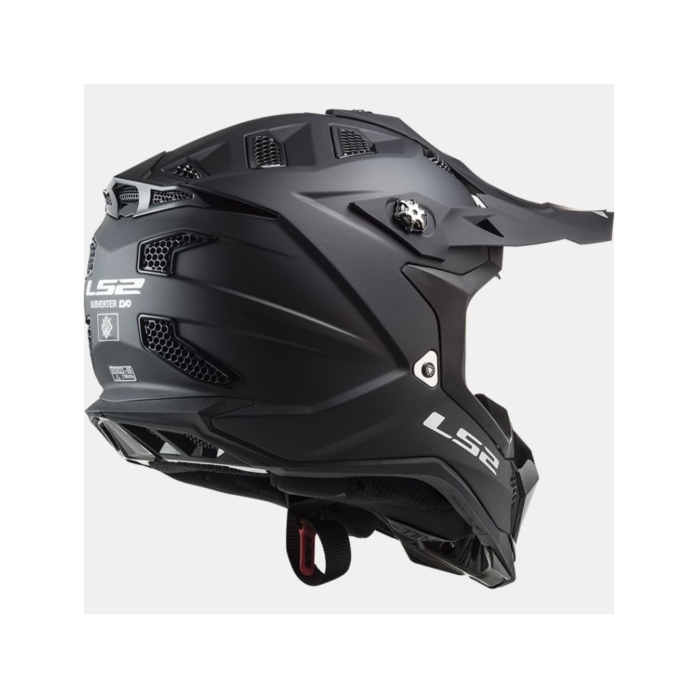 LS2 SUBVERTER EVO MX700 SOLID cross enduro quad trail helmet matt black