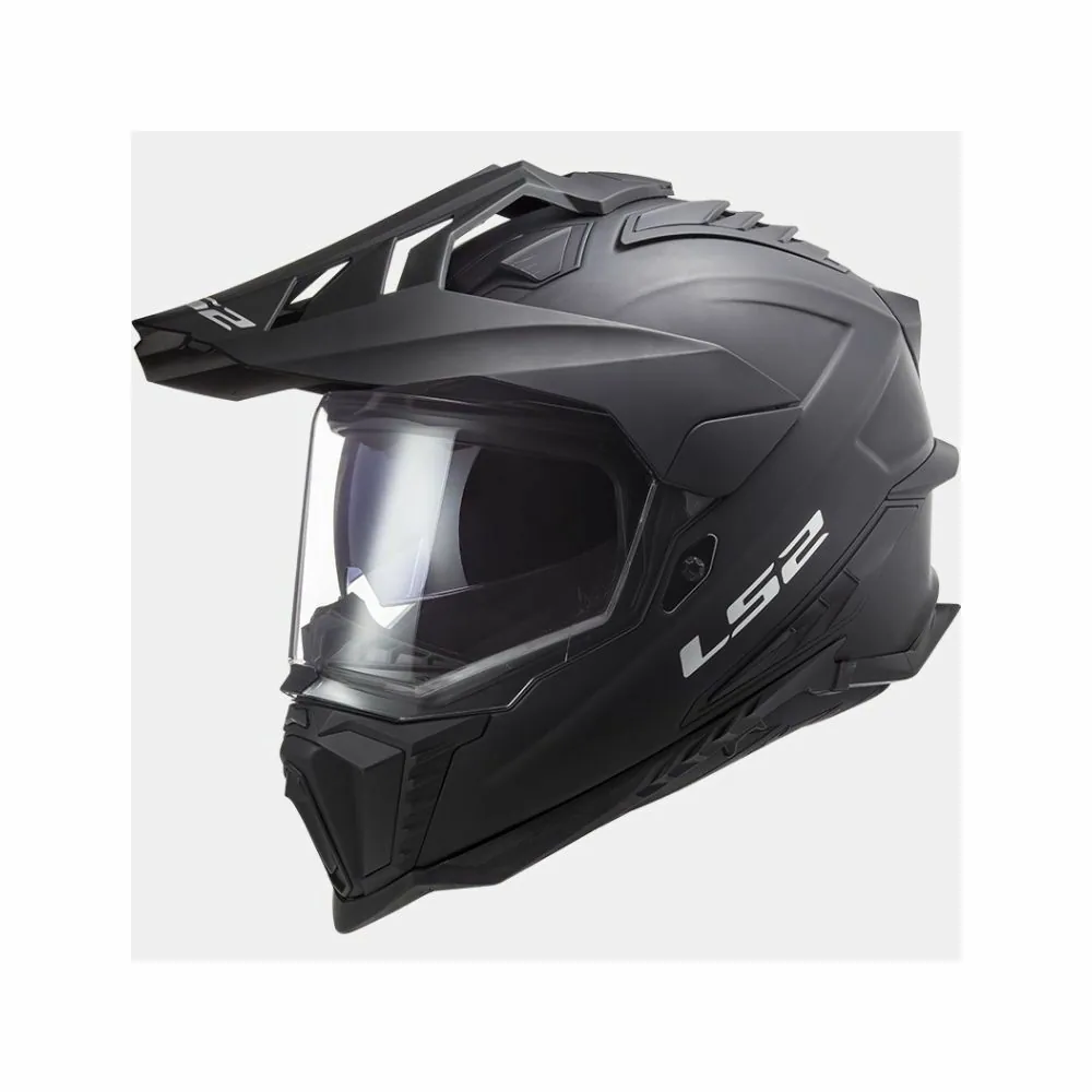 LS2 MX701 EXPLORER SOLID cross enduro quad trail helmet matt black