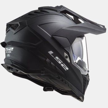 LS2 casque cross enduro quad trail MX701 EXPLORER SOLID noir mat