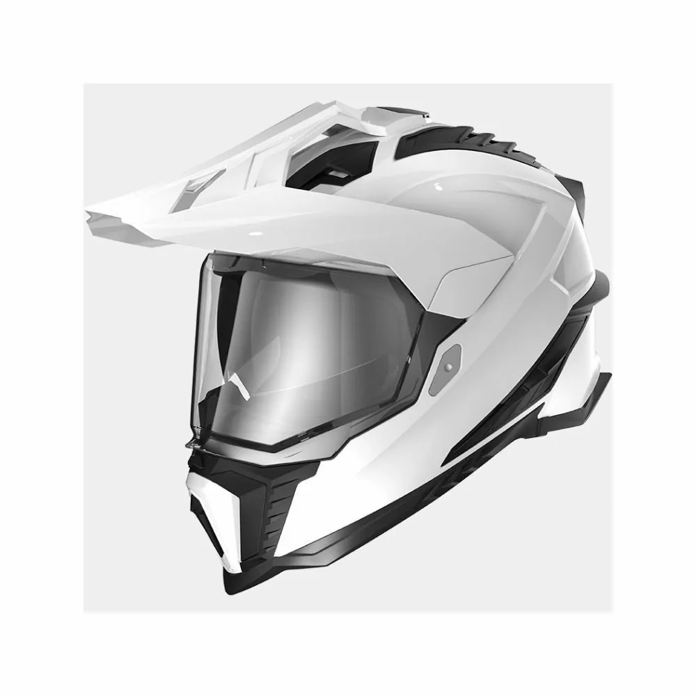 LS2 casque cross enduro quad trail MX701 EXPLORER SOLID blanc brillant