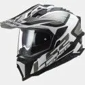 LS2 casque cross enduro quad trail MX701 EXPLORER ALTER noir blanc mat