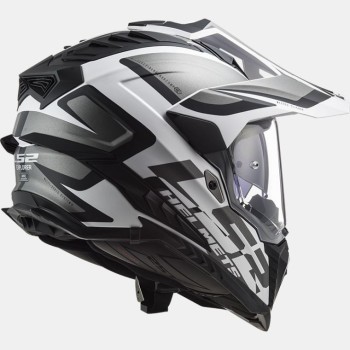 LS2 MX701 EXPLORER ALTER cross enduro quad trail helmet matt black white