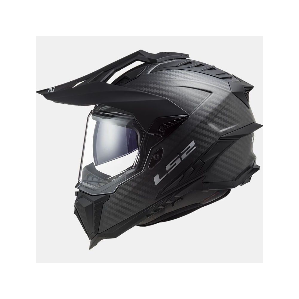 LS2 MX701 EXPLORER CARBON SOLID cross enduro quad trail motorcycle helmet gloss carbon