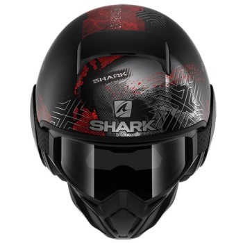 SHARK motorcycle scooter jet helmet STREET-DRAK KRULL KGX matt black green
