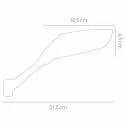 CHAFT Universal RANDY rear-view mirror fixation on the handlebars for motorcycle