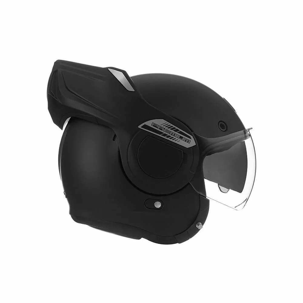 NOX STRATOS modular in jet helmet moto scooter matt black