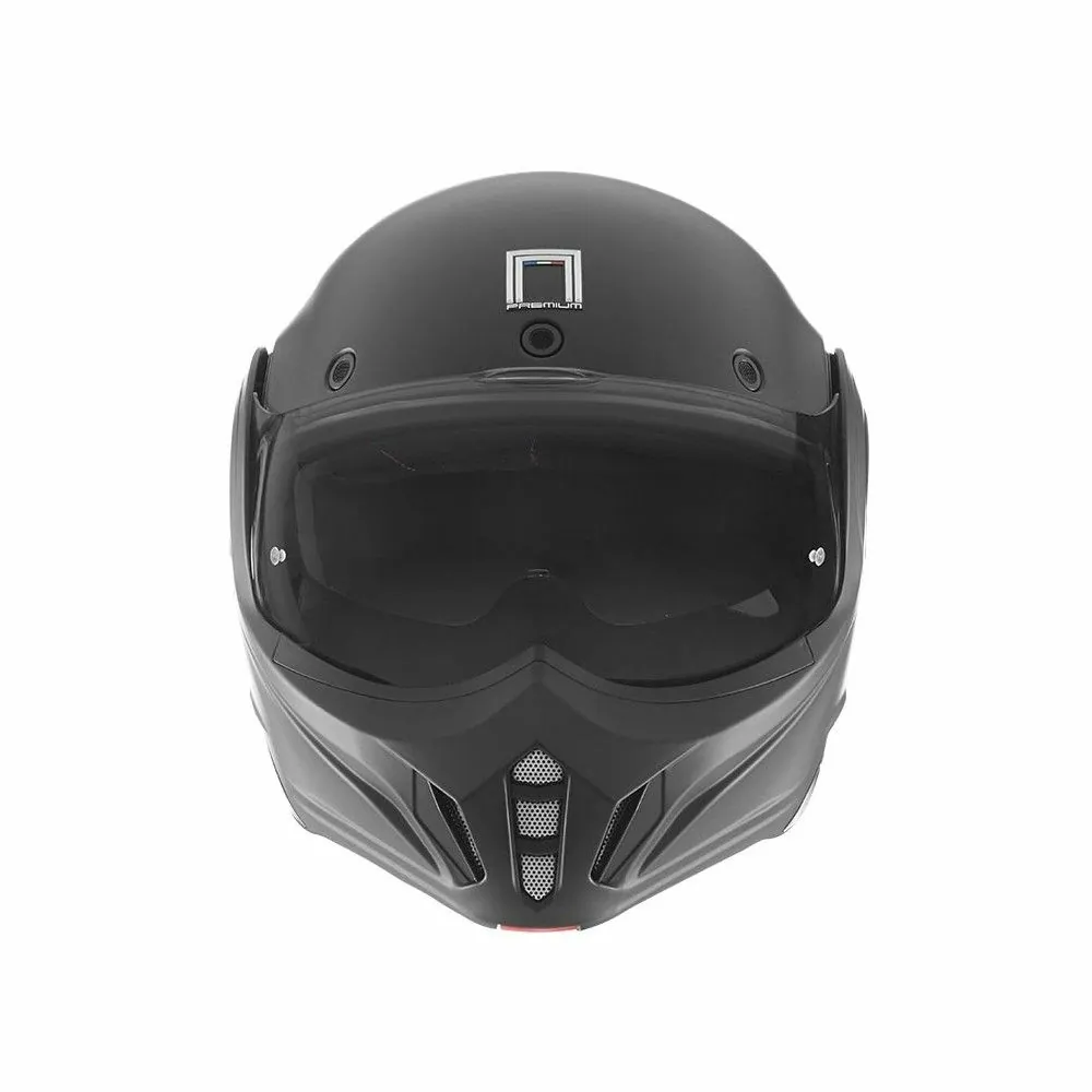 NOX STRATOS modular in jet helmet moto scooter matt black