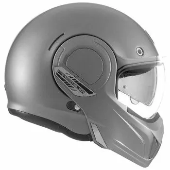 NOX casque intégral modulable en jet STRATOS moto scooter titane mat