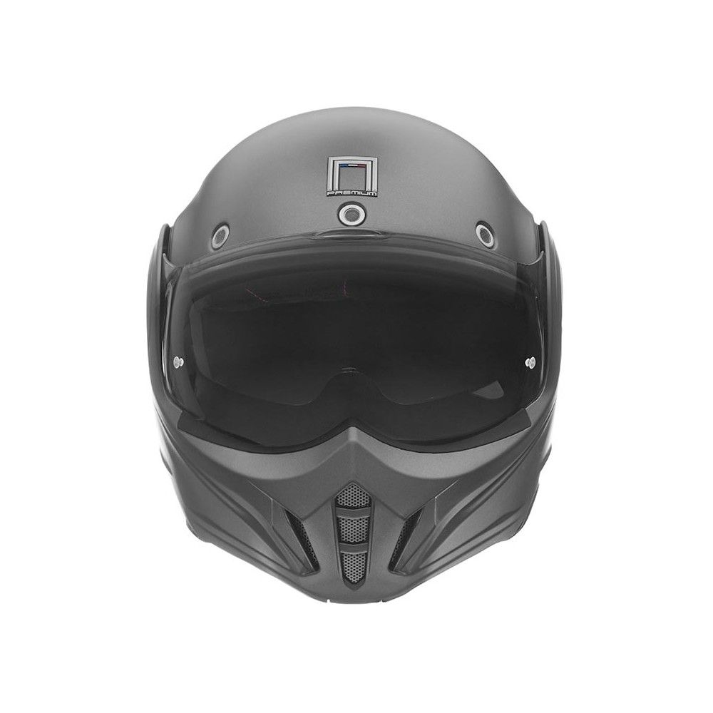 NOX casque intégral modulable en jet STRATOS moto scooter titane mat