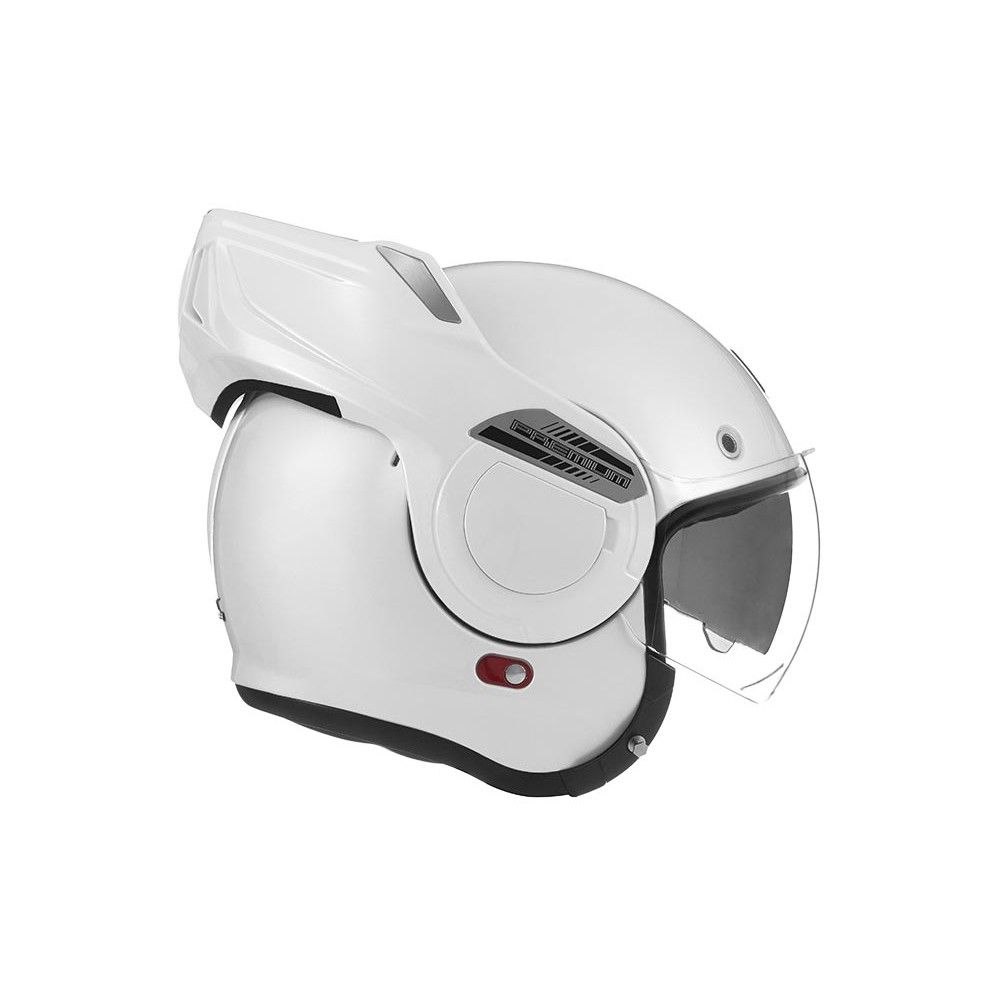 NOX casque intégral modulable en jet STRATOS moto scooter blanc brillant