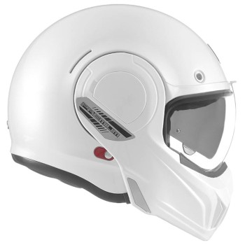 NOX casque intégral modulable en jet STRATOS moto scooter blanc brillant