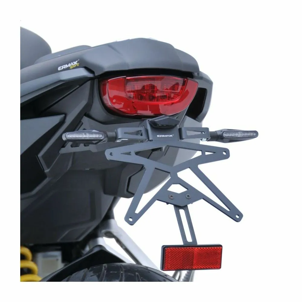 ermax honda CB650 R 2021 support de plaque ALU noir SUP13