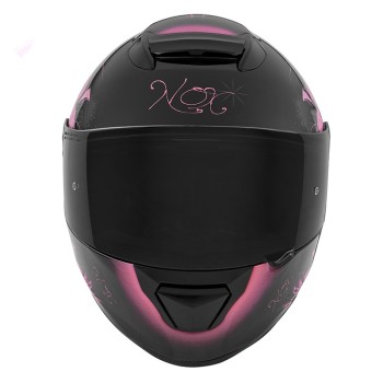 NOX casque moto intégral N961K SYMPHONY enfant fille noir rose 