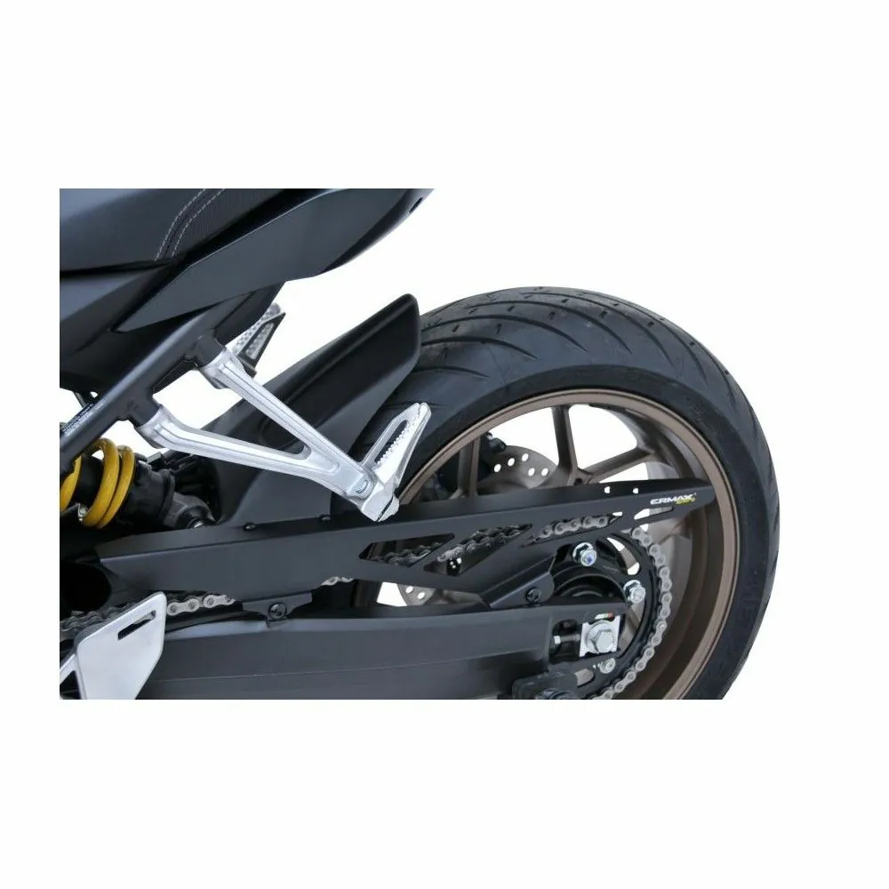 ermax honda CBR 650 R 2021 garde boue AR BRUT + protection chaine alu