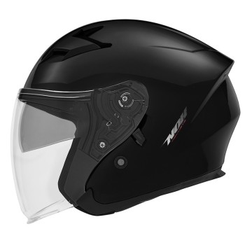 NOX jet helmet moto scooter N127 gloss black