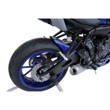 ermax Yamaha MT07 2021 garde boue arrière lèche roue BRUT à peindre + carter de chaine alu