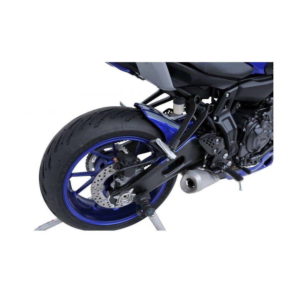 ermax Yamaha MT07 2021 rear mudguard RAW + alu crankcase