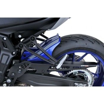 ermax Yamaha MT07 2021 garde boue arrière lèche roue PEINT + carter de chaine alu