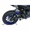 ermax Yamaha MT07 2021 garde boue arrière lèche roue PEINT + carter de chaine alu