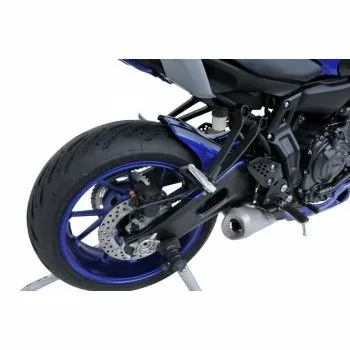 ermax Yamaha MT07 2021 garde boue arrière lèche roue PEINT + carter de chaine alu