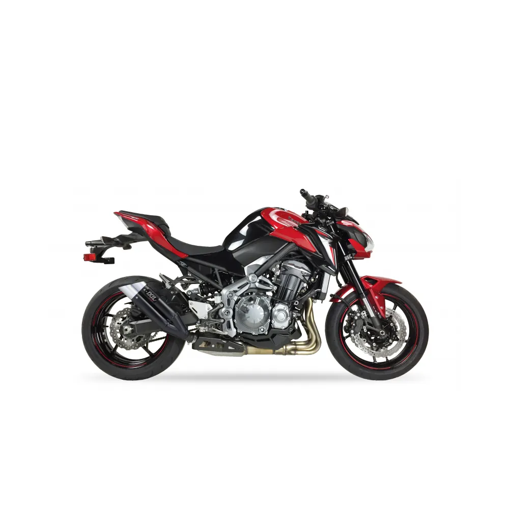 IXIL KAWASAKI Z900 Z900 A2 2017 2023 double silencers L3X BLACK EURO 4 XK7372XB