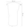 HARISSON sac à dos tube sacoche arrière moto scooter étanche 30L - DA501