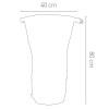 HARISSON motorcycle scooter rucksack tube rear tight bag 50L - DA506
