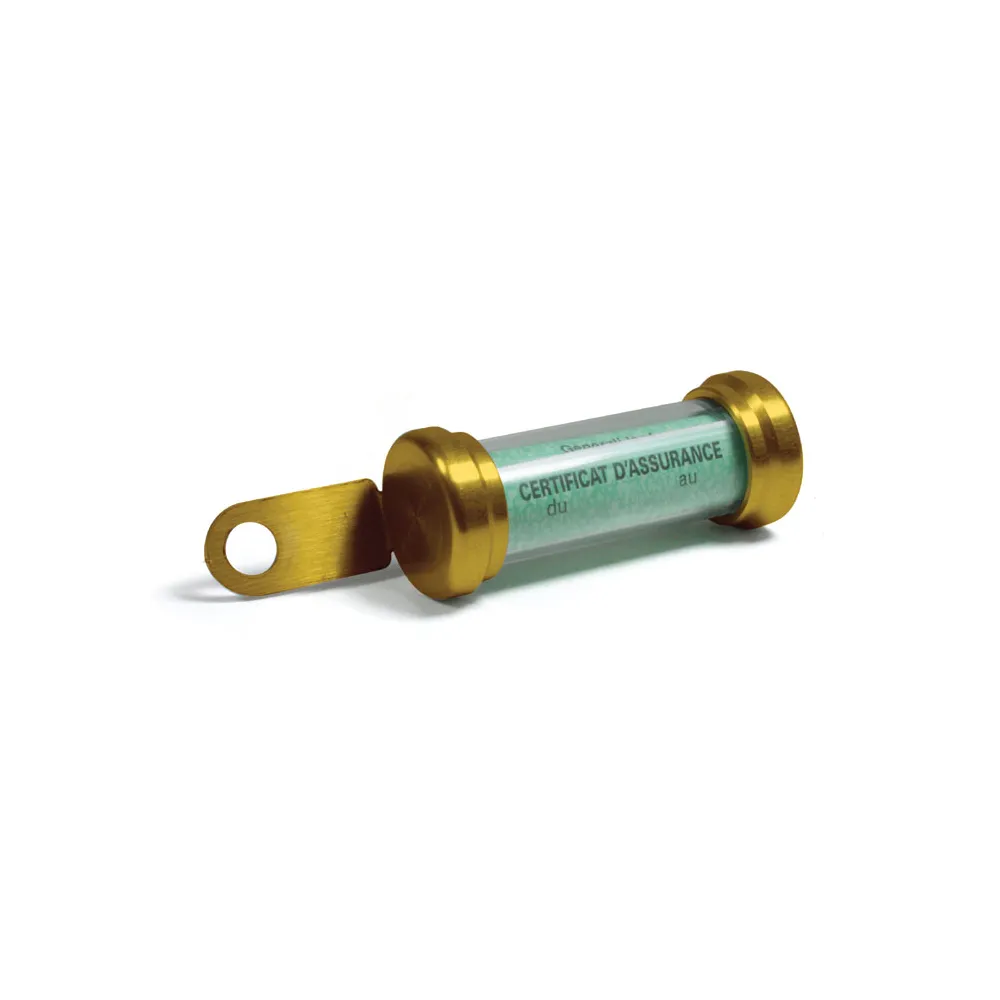 CHAFT support porte vignette assurance tube moto roadster sportive en aluminium