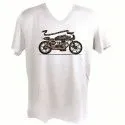 CHAFT ZERO motorcycle SPORTSWEAR man t-shirt tshirt CA023