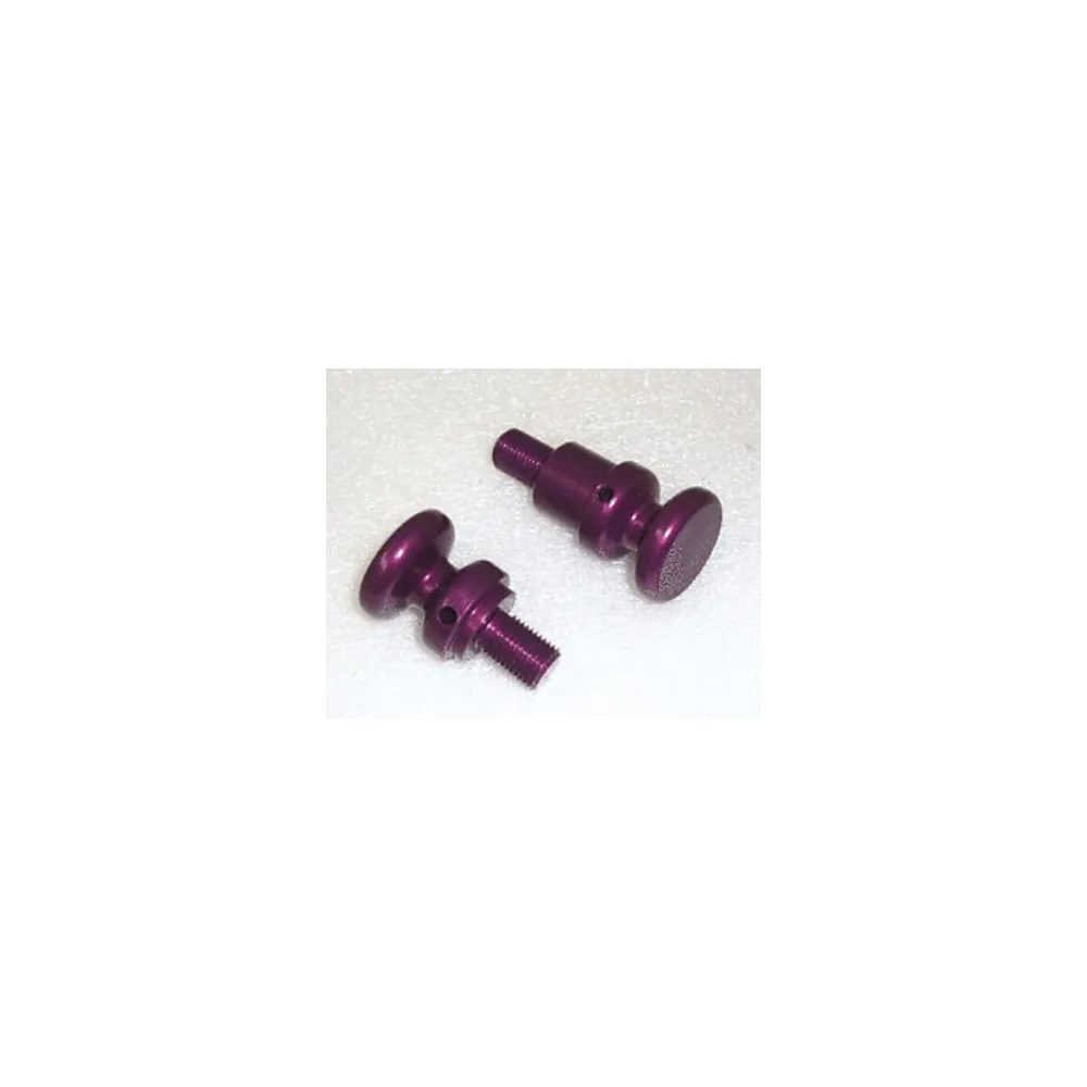 diabolo RACING béquille moto en ALU violet anodisé - par paire