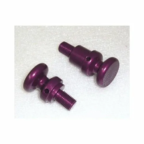 diabolo RACING béquille moto en ALU violet anodisé - par paire