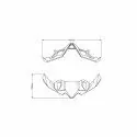 PUIG ROADSTER front wing kit Kawasaki Z900 / SE / 2020 2024 ref 20626