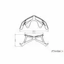 PUIG ROADSTER front wing kit YAMAHA MT09 / MT09 SP / 2017 2020 -  3482