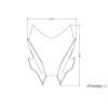PUIG SPORT wind deflector new generation YAMAHA MT09 / 2021 ref 20644